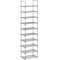 SONGMICS Suport pentru pantofi, cadru metalic cu 10 nivele, design personalizabil, 30x45x174cm, gri Household NewTrend