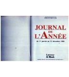- Journal de l&#039;annee du 1 janvier au 31 decembre 1988 - 109162