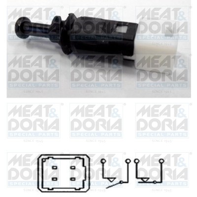 MEAT &amp; DORIA 35033 Comutator lumini frana