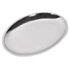 Platou Oval Metalic, 40cm, Argintiu, Oem