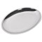 Platou Oval Metalic, 40cm, Argintiu