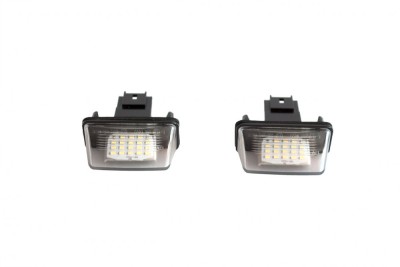 Set 2 Lampi LED placute numar Peugeot 206, 206+ si 207 foto