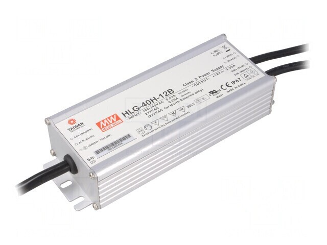 Alimentator LED 40W 12V 3,33A IP67