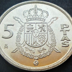 Moneda 5 PESETAS - SPANIA, anul 1983 *cod 1395 A.UNC