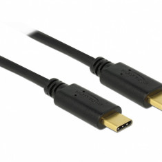 Cablu USB 2.0 Tip C la tip C T-T 1m 5A E-Marker, Delock 83323