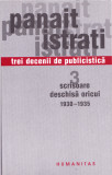 AS - PANAIT ISTRATI - SCRISOARE DESCHISA ORICUI 1930-1935 VOL.3