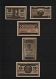Set Notgeld 2x25 + 2x50 + 75 pf Gernrode, Europa