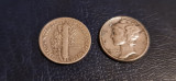 S.U.A.- 10 cent 1944 - argint., Europa