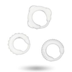 Set inele penis C Ring Clear