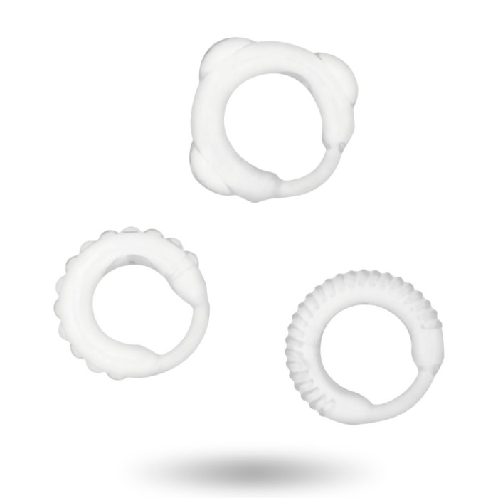 Set inele penis C Ring Clear