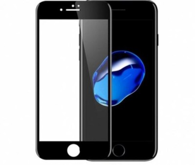 Folie sticla curbata iPhone 6 PLUS / 6S PLUS pentru tot ecranul (Full Cover) curbata 3D, Neagra foto