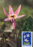 Romania, flora, carte maxima