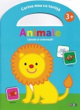 Animale. Lipește Și Colorează, - Editura Prut
