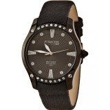 Cumpara ieftin Ceas dama Q&amp;Q Attractive elegant negru piele 40mm quartz analogic DA27J502Y