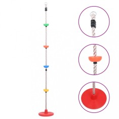 vidaXL Franghie de ca?arat pentru leagan, cu platforme ?i disc, 200 cm foto