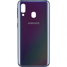 Capac Samsung Galaxy A40 Spate Baterie Negru foto