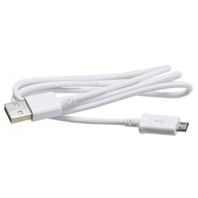 Cablu de date si incarcare pentru Samsung S2/ S3/ S4/ S5/ S6/ S6Edge/ S7/ S7Edge/ J3/ J5/ J6/ Alpha/ J7/ J1/ J2,1m, Bulk, Microusb,Alb foto