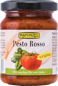 Pesto Rosso Bio Vegan Rapunzel 120gr foto