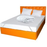 Cumpara ieftin Set Saltea cu spuma, Hydra Comfort Flex 160x200x16cm, fermitate mediu spre tare, hipoalergenica, husa detasabila, Saltsib, Pachet textile Avantaj cu 2