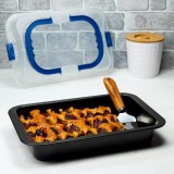 Tava de copt cu capac, 5.5 x 24.5 x 37 cm, Kinghoff