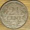 Curacao - moneda de colectie exotica bronz - 2 + 1/2 cent / cents 1948 - impecabila !