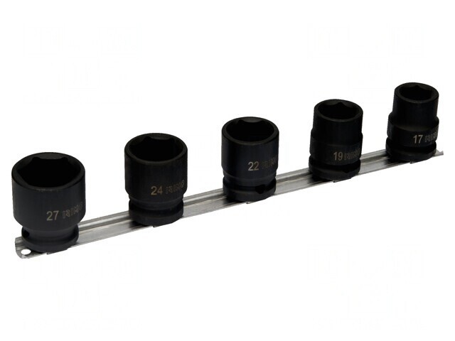 Set Chei Tubulare cu Impact 1/2&quot; 5 Buc.