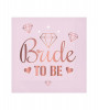 Set 20 servetele petrecere Bride To Be (pink) , 33 x 33 cm, Godan