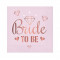 Set 20 servetele petrecere Bride To Be (pink) , 33 x 33 cm