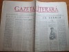Gazeta literara 21 octombrie 1954-art. gala galaction,dumitru almas