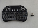 Mini tastatura touchpad, wireless, iluminata reincarcabila,PC, laptop, TV, Fara fir, USB