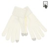 Mănuși Damă Ecru Reliefate Tactile - Universal - Accesorii Iarnă Moderne și Elegante