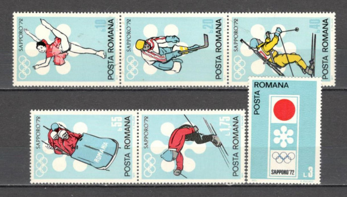 Romania.1971 Olimpiada de iarna SAPPORO CR.249