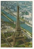 Franţa, Paris, Turnul Eiffel, carte poştală ilustrată, circ. &icirc;n Rom&acirc;nia, 1998