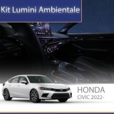 Lumini ambientale Honda Civic 2022 set complet control telefon sau sistem original CarStore Technology