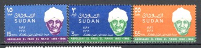 Sudan.1968 Abdullahi el Fadil-om politic MS.235 foto