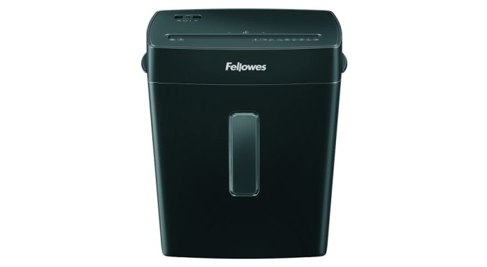 Distrugator de documente Fellowes FS-8C, cos de 15L - RESIGILAT