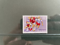 Elvetia - serie timbre fotbal campionatul mondial 1994 SUA nestampilate MNH foto