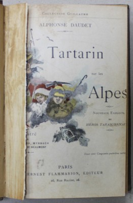 TARTARIN SUR LES ALPES par ALPHONSE DAUDET , illustre par ROSSI ...DE BEAUMONT , 1925 foto
