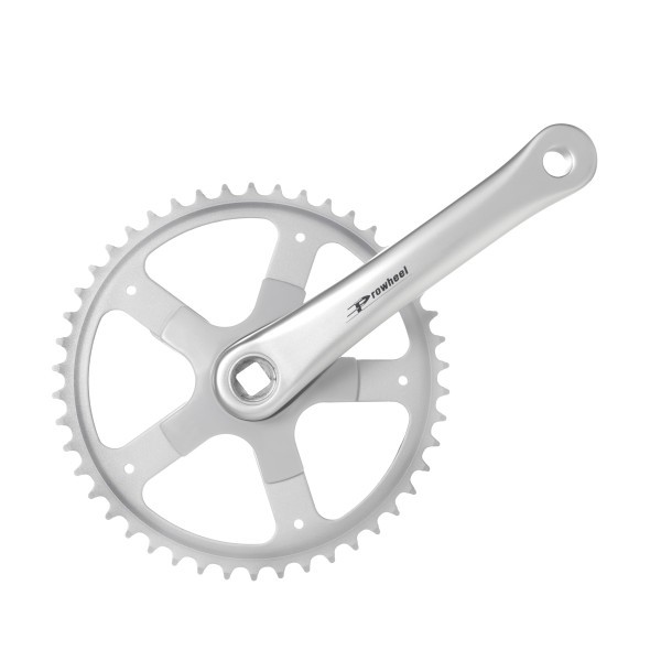 Pedalier Prowheel, 46T 3/32, brat 170mm, aluminiu, ax patrat, OEM Cod:45408SSKRM
