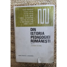 DIN ISTORIA PEDAGOGIEI ROMANESTI VOL IV