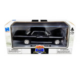 Masina metalica, New Ray, 1962 Chevrolet Impala SS, Negru, 1:25