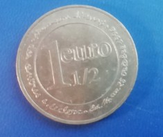 M3C1 76 - Jeton de colectie - 1 si 1/2 EURO - DEMAIN L'EURO - 1996