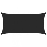 Cumpara ieftin Panza parasolar, negru, 2,5x4,5 m, HDPE, 160 g/m&sup2;