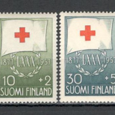 Finlanda.1957 80 ani Crucea Rosie KF.63