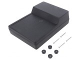 Carcasă desktop ABS neagră 138x189x59mm