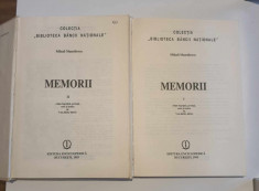 Memorii - Mihail Manoilescu - VOL. 1 si 2 foto