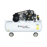 Compresor aer pe curea 200L, motor 3 cilindri 3KW/4CP, presiune maxima 8 bar, volum aer aspirat 525 L/min Breckner Germany