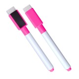 Cumpara ieftin Marker cu stergere uscata scriere universala pentru diverse table, varf negru, culoare capac roz, Dactylion