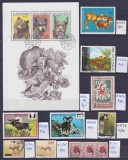 Lot filatelic Faună / Mari Răpitoare &amp; Mamifere Sălbatice / Coliță Slovacia - A991