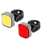 Set iluminat bicicleta fata-spate USB URZ3492 REBEL